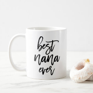 Handgeschriebenes Skript weißes Foto-bestes Nanas Kaffeetasse
