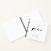 Handgeschriebenes Skript White Foto Collage Abschl Notizblock (Innenseite)