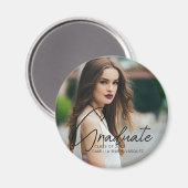 Handgeschriebenes Skriptüberlagerungs-Foto für Chi Magnet (Vorderseite/Rückseite)