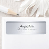 Handgeschriebenes Textelleder Elegante Rücksendead (Insitu)