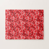 Handgeschriebenes Valentinerheld Puzzle (Horizontal)