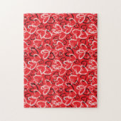 Handgeschriebenes Valentinerheld Puzzle (Vertikal)