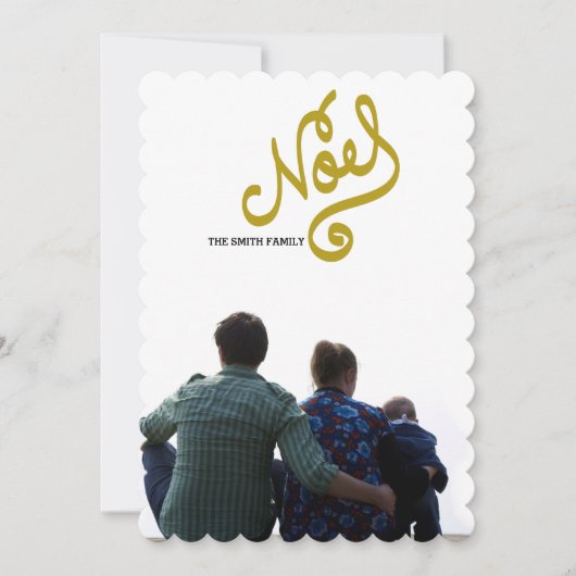 handgeschriebenes Weihnachten (Vorderseite)