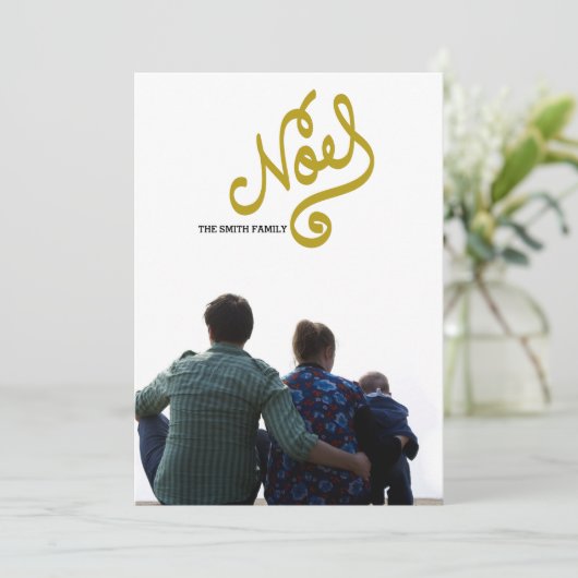 handgeschriebenes Weihnachten (Stehend Vorderseite)