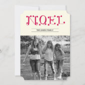 handgeschriebenes WEIHNACHTEN (Vorderseite)