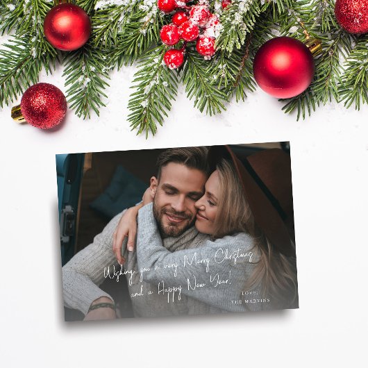 Handgeschriebenes Weihnachts- oder Feiertagshaus H