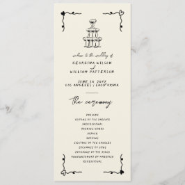 Handgeschriebenes Whimsical-Flachprogramm Programm