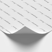 Handgeschriebenes Wrapping Paper - "fröhliche Weih Geschenkpapier (Ecke)