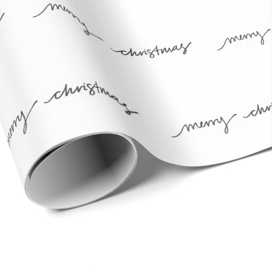 Handgeschriebenes Wrapping Paper - "fröhliche Weih Geschenkpapier (Rolleneckpunkt)