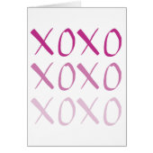 Handgeschriebenes XOXO (Vorne)