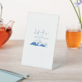 Handgeschriebenes Zitat von "Life has Ups & Downs" Sockelschild (In SItu)