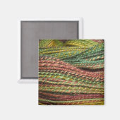 handgesponnene Grüntöne Magnet (Vorderseite/Rückseite)