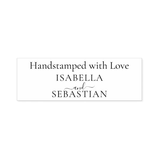Handgestempelt mit Liebe Permastempel (Design)