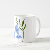 Handgestrichene Bluebell-Blume Kaffeetasse (VorderseiteRechts)