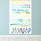 handgestrichene Formen Leinwanddruck (Insitu (Holzboden))