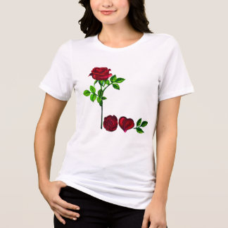Handgestrichene LIEBE Alphabet Art Frauen T - Shir Tri-Blend Shirt