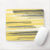 Handgestrichene Linien - gelb Mousepad (Mit Mouse)