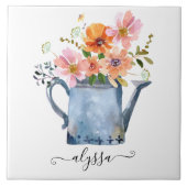 Handgestrichene Wasserfarben Fliese (Vorderseite)