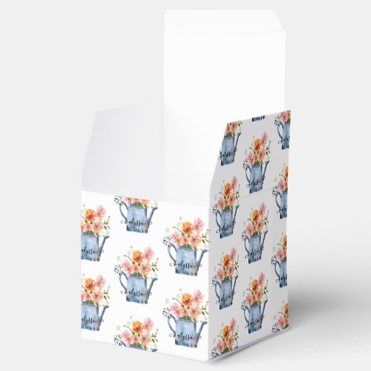 Handgestrichene Wasserfarben Geschenkschachtel (Geöffnet)