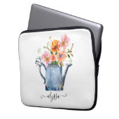 Handgestrichene Wasserfarben Laptopschutzhülle (Vorderseite Links)