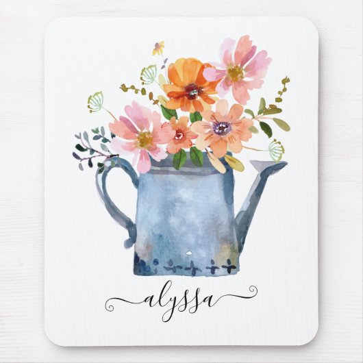 Handgestrichene Wasserfarben Mousepad (Vorne)