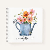 Handgestrichene Wasserfarben Notizblock (Vorderseite)