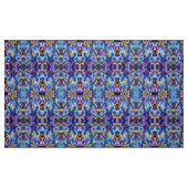 Handgestrichene, zeitgenössische Abstrakte Farbtön Stoff (Fat Quarter (45,7 x 55,9 cm))