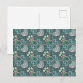 Handgestrickter Stil Postkarte (Vorne/Hinten)