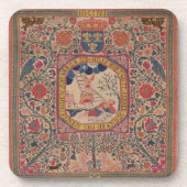 Handgestrickter Teppich, der Jakobs Traum, Elsass Getränkeuntersetzer (Vorderseite)