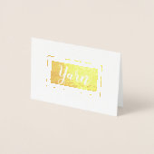 Handgewerbe aus Yarn Folienkarte (Vorderseite)