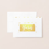 Handgewerbe aus Yarn Folienkarte (Vorderseite mit Umschlag)