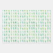 Handgezeichnet, Aquarell, abstrakte Gestaltung, Kr Geschenkpapier Set (Vorderseite 3)