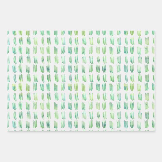 Handgezeichnet, Aquarell, abstrakte Gestaltung, Kr Geschenkpapier Set (Vorderseite 3)