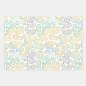 Handgezeichnet, Aquarell, abstrakte Gestaltung, Kr Geschenkpapier Set (Vorderseite 2)