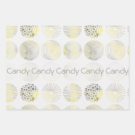 Handgezeichnet, Aquarell, abstrakte Gestaltung, Kr Geschenkpapier Set (Vorderseite)