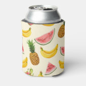 Handgezeichnet Bananen, Wassermelonen: Sommermuste Dosenkühler (Kanne Rückseite)