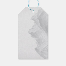 HandGezeichnet Berglandschaft im Minimalistischen Geschenkanhänger