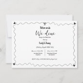 Handgezeichnet, bevor wir essen Probe Abendessen Ankündigung (Vorderseite)