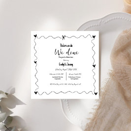 Handgezeichnet, bevor wir essen Probe Abendessen Einladung