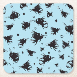 HandGezeichnet Bienenillustrierung Untersetzer