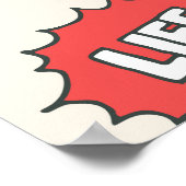 Handgezeichnet Biologie, Vintage Illustration Poster (Ecke)