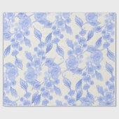 HandGezeichnet Blume Geschenkpapier (Flach)