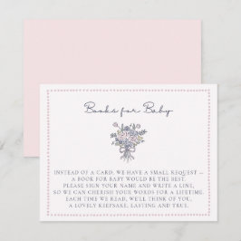 Handgezeichnet Blume mit gepunkteten Rahmenbüchern Einladung