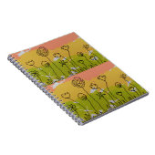 HandGezeichnet Blume Notizblock (Rechte Seite)