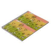 HandGezeichnet Blume Notizblock (Linke Seite)