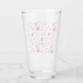 HandGezeichnet Blumenmuster Glas (Rückseite)