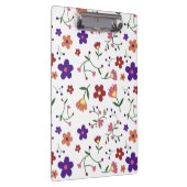 HandGezeichnet Blumenmuster Klemmbrett (Rechts)