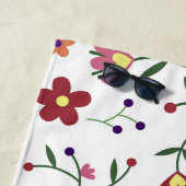 HandGezeichnet Blumenmuster Strandtuch (Beispiel)