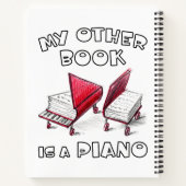 HandGezeichnet Bücher auf Rädern - Klavier-Inspiri (Rückseite)