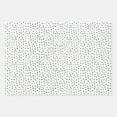 Handgezeichnet Buchsen Urlaubspapier - grün Geschenkpapier Set (Vorderseite 3)